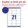 AVERY Zweckform Adressetiketten 7160-10 weiß 63,5 x 38,1 mm, 10 Blatt