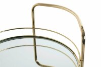 HAKU Möbel Servierwagen gold 48,0 x 48,0 x 80,0 cm