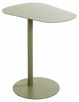 HAKU Möbel Beistelltisch oval Metall grün 53,0...
