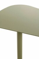 HAKU Möbel Beistelltisch oval Metall grün 53,0 x 38,0 x 60,0 cm, 1 St.