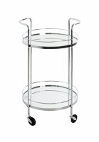 HAKU Möbel Servierwagen chrom 48,0 x 48,0 x 80,0 cm