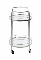 HAKU Möbel Servierwagen chrom 48,0 x 48,0 x 80,0 cm