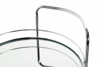 HAKU Möbel Servierwagen chrom 48,0 x 48,0 x 80,0 cm