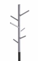 HAKU Möbel Kleiderständer 54524 schwarz Metall 6 Haken 36,0 x 170,0 cm, 1 St.