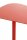 HAKU Möbel Beistelltisch oval Metall rot 53,0 x 38,0 x 60,0 cm, 1 St.