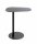 HAKU Möbel Beistelltisch oval Metall schwarz 53,0 x 38,0 x 60,0 cm, 1 St.