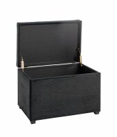 HAKU Möbel Sitztruhe 54545 schwarz Stoff 58,0 cm