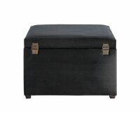 HAKU Möbel Sitztruhe 54545 schwarz Stoff 58,0 cm