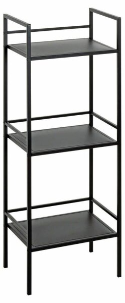 HAKU Möbel Beistellregal schwarz 35,0 x 25,0 x 95,0 cm, 1 St.
