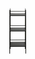 HAKU Möbel Beistellregal schwarz 35,0 x 25,0 x 95,0 cm, 1 St.