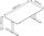 HAMMERBACHER XMST16 elektrisch höhenverstellbarer Schreibtisch weiß rechteckig, T-Fuß-Gestell gold 160,0 x 80,0 cm