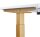 HAMMERBACHER XMST16 elektrisch höhenverstellbarer Schreibtisch weiß rechteckig, T-Fuß-Gestell gold 160,0 x 80,0 cm