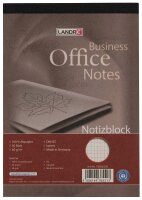 LANDRÉ® Notizblock Recycling  DIN A5 kariert,...