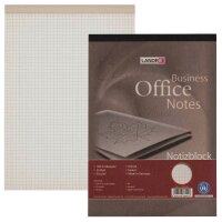 LANDRÉ® Notizblock Recycling  DIN A4 kariert...