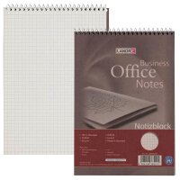 LANDRÉ® Notizblock Recycling  DIN A5 kariert,...
