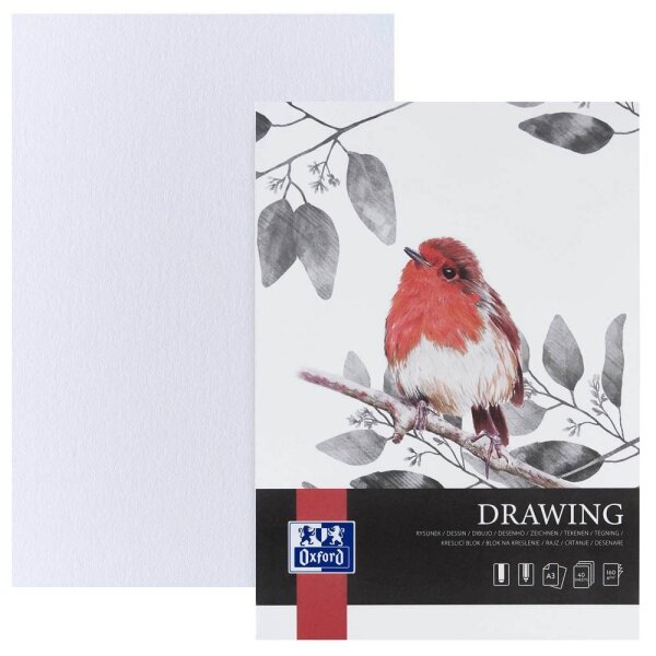 OXFORD Zeichenblock Drawing DIN A3 160 g/m², 40 Blatt, 1 St.