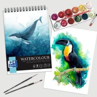 OXFORD Aquarellblock Watercolour DIN A4 300 g/m², 1 St.