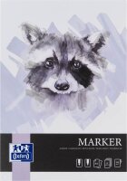 OXFORD Zeichenblock Marker DIN A4 180 g/m², 15...