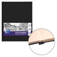 OXFORD Skizzenbuch Sketchbook DIN A4 blanko, schwarz...