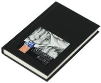 OXFORD Skizzenbuch Sketchbook DIN A4 blanko, schwarz...