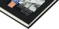 OXFORD Skizzenbuch Sketchbook DIN A4 blanko, schwarz Hardcover 96 Seiten, 1 St.
