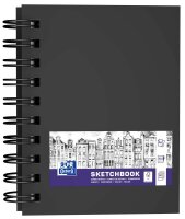 OXFORD Skizzenbuch Sketchbook DIN A6 blanko, schwarz...
