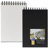 OXFORD Skizzenbuch Sketchbook DIN A5 blanko, schwarz...