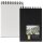 OXFORD Skizzenbuch Sketchbook DIN A5 blanko, schwarz Hardcover 40 Seiten, 1 St.