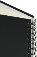 OXFORD Skizzenbuch Sketchbook DIN A5 blanko, schwarz Hardcover 50 Seiten, 1 St.