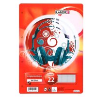 LANDRÉ® Ringbucheinlagen A4 kariert, 50...