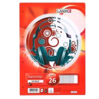 LANDRÉ® Ringbucheinlagen A4 kariert, 100...