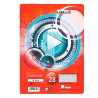 LANDRÉ® Ringbucheinlage A4 kariert, 50...