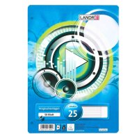 LANDRÉ® Ringbucheinlage A4 liniert, 50...