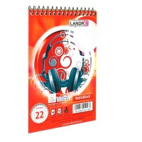 LANDRÉ® Notizblock DIN A6 kariert Lineatur 22  ( 100050193 )