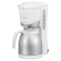 CLATRONIC KA 3327 Kaffeemaschine weiß, 8-10 Tassen