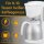 CLATRONIC KA 3327 Kaffeemaschine weiß, 8-10 Tassen