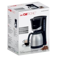 CLATRONIC KA 3327 Kaffeemaschine schwarz, 8-10 Tassen