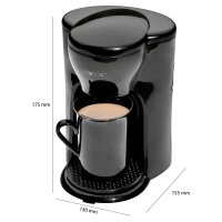 CLATRONIC KA 3356 Kaffeemaschine schwarz