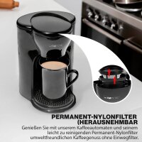 CLATRONIC KA 3356 Kaffeemaschine schwarz