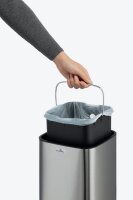 DURABLE No Touch Mülleimer 6,0 l edelstahl, 1 St.