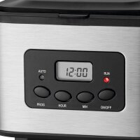 CLATRONIC KA 3642 Kaffeemaschine silber, 14 Tassen
