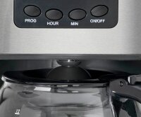 CLATRONIC KA 3642 Kaffeemaschine silber, 14 Tassen