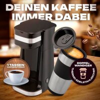 CLATRONIC KA 3733 Kaffeemaschine schwarz, 1 Tasse