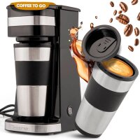 CLATRONIC KA 3733 Kaffeemaschine schwarz, 1 Tasse