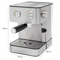 ProfiCook PC-ES 1209 Siebträgermaschine silber  ( 501209 )