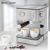 ProfiCook PC-ES 1209 Siebträgermaschine silber  ( 501209 )