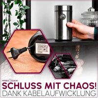ProfiCook PC-KSW 1216 Kaffeemühle silber 150 W