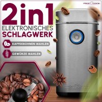 ProfiCook PC-KSW 1216 Kaffeemühle silber 150 W