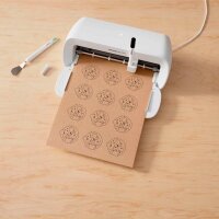 cricut™ Joy Xtra Smart Label Papier für Schneideplotter braun 24,1 x 30,5 cm,  4 St.