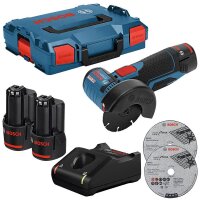 BOSCH Professional GWS 12V-76 Akku-Winkelschleifer-Set...